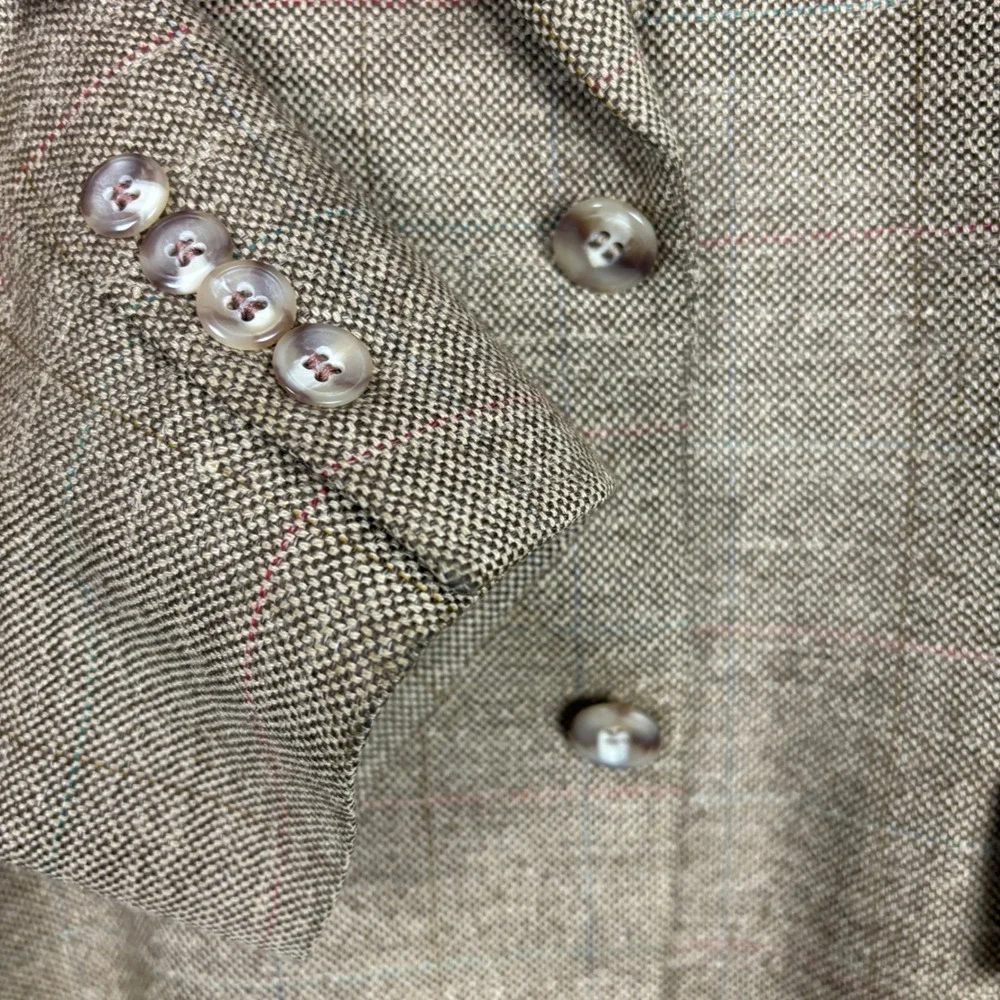Jos. A. Bank Executive Collection Brown Wool‎ Blend Blazer Jacket - Size 43 R